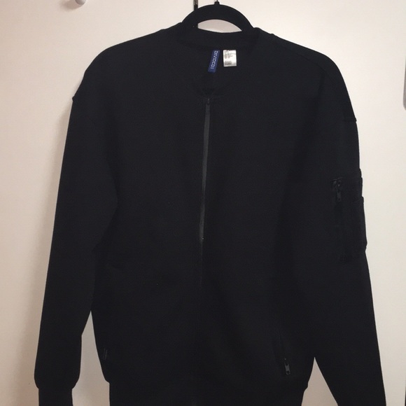 H&M Black Bomber Jacket - Picture 4 of 4